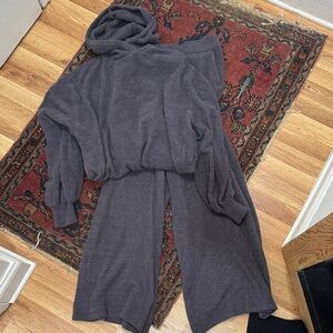 WeWoreWhat Boucle Knit Sweater and Pants Set